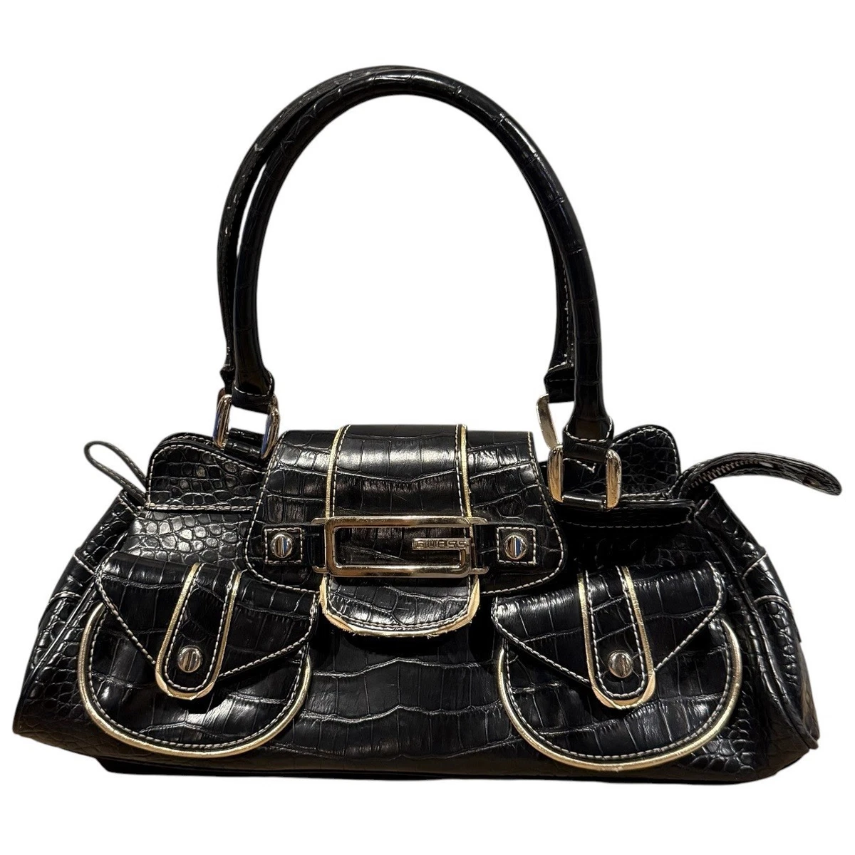 GUESS Black Patent Bags & Handbags for Women for sale | eBay