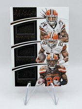 Isaiah Crowell/Terrance West/Duke Johnson 2015 Immaculate Trios Jerseys /49 SP