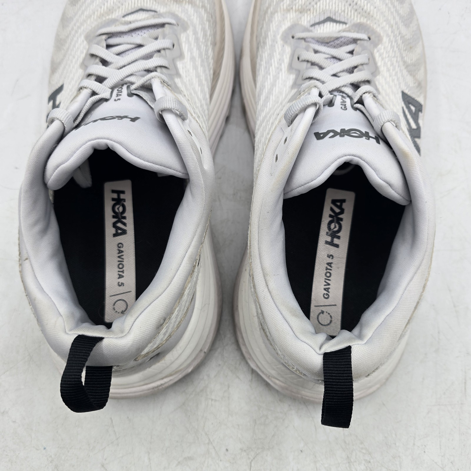 Hoka Gaviota 5 Mens US 11.5 2E EE Wide Running Shoes Walking Gym White 1134234 thumbnail 9