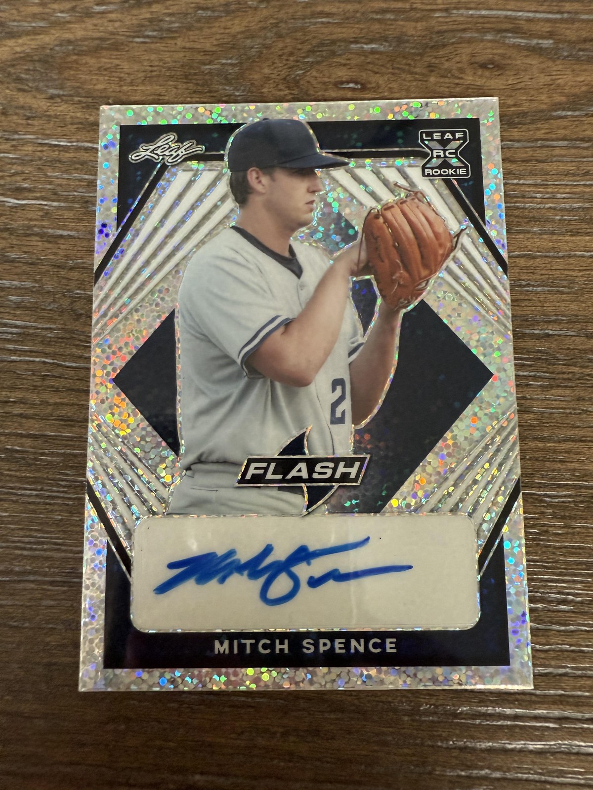 2021 Leaf Flash #BA-MS1 Mitch Spence Navy #/99
