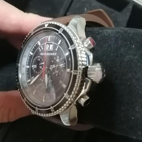 Orologio da polso Burberry Endurance BU7602 funzionamento confermato cinturino batteria sostituita - Foto 2 di 24
