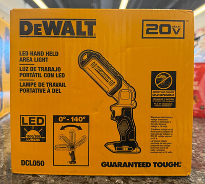 ON SALE DEWALT DCL050 20V MAX Li-Ion LED Handheld Area Light- BRAND NEW !!