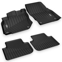 Original Audi Q3 FJ Gummimatten FußMatten Allwettermatten Schwarz Vorne + Hinten