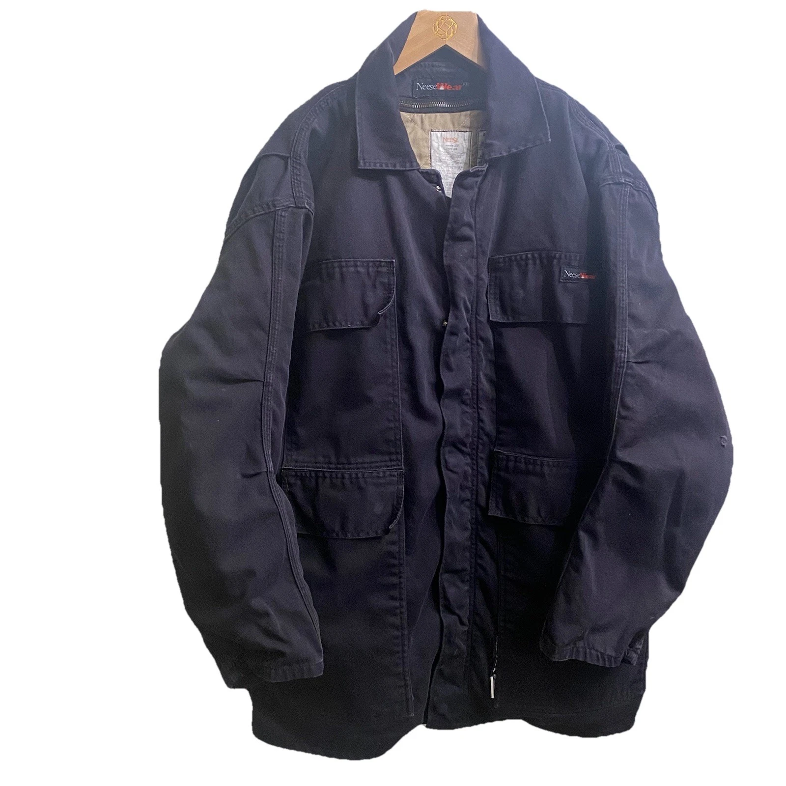 Neese Westex Inc Mens Barn Coat  Zip Out Insulated Lining Thrashed 42-44 Lg image 2