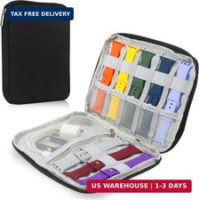 Watch Bands Carrying Case for Watch Bands, Travel Watch Bands Holder Organizer,