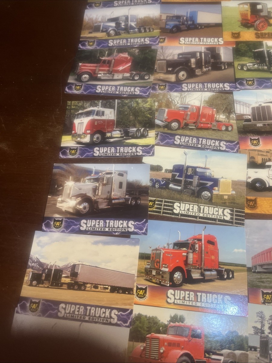 CAT Scale Super Trucks Limited Edition Collector Trading Cards Lot of 74 | eBay CAT Scale Super Trucks Limited Edition Collector Trading Cards Lot of 74 | eBay