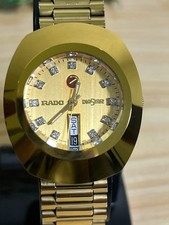 Rado DiaStar Automatic Vintage Gold Brushed Dial Men's Swiss Watch