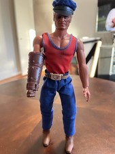 Big Jim Mattel Torpedo Fist P.A.C.K. Wolfpack PACK Commander Frusta Cappello Camicia Rosso