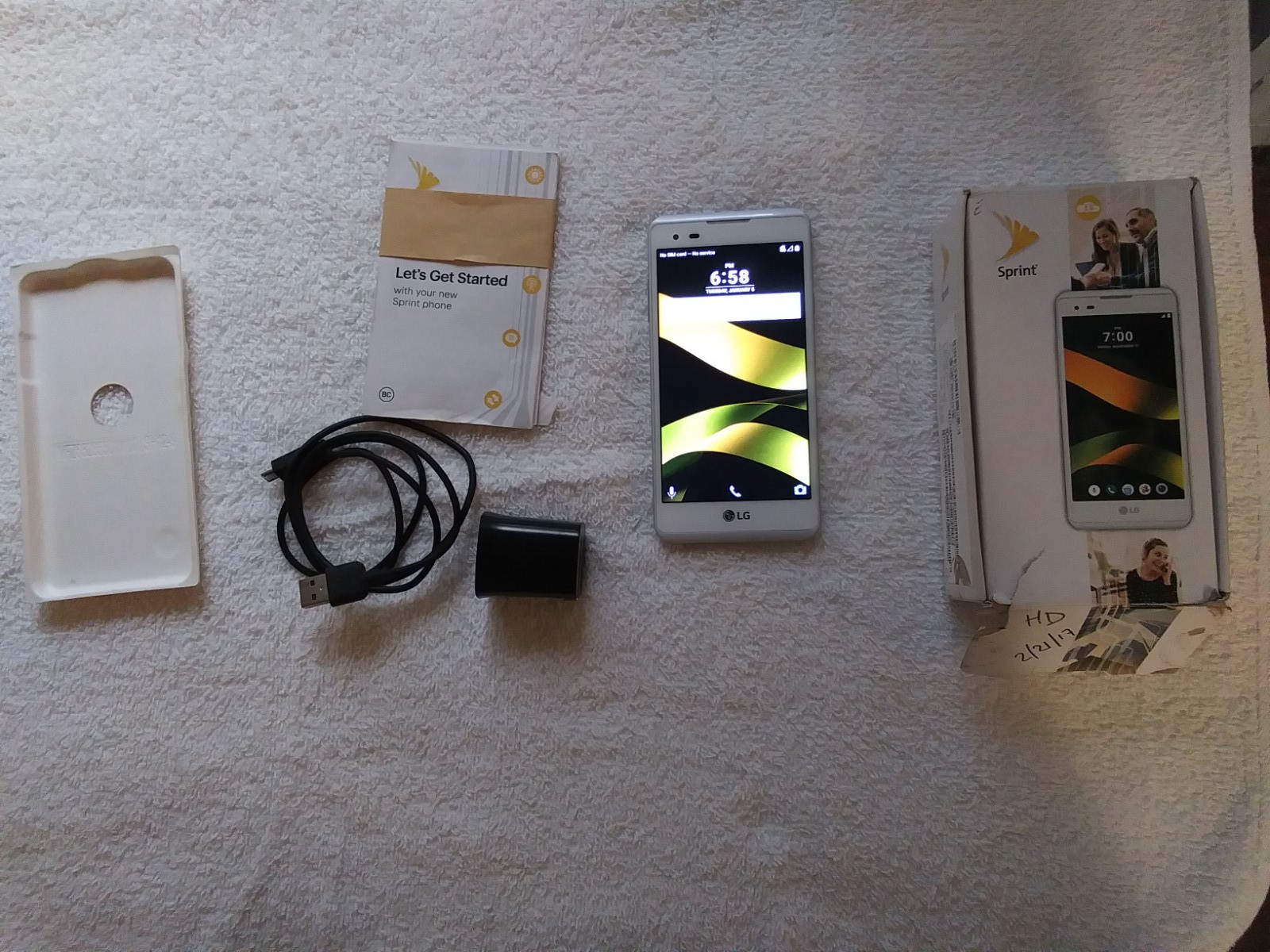 🏞️ LG Tribute HD LTE 16GB (LS676WHT) Sprint - White 