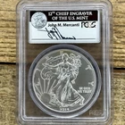 2014 PCGS MS70 Silver Eagle First Strike John M. Mercanti Sig Government Box #5