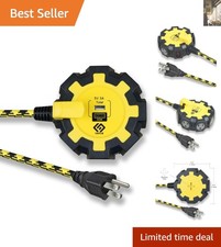 6-Outlet Power Strip with USB Ports - Fast Charging  Surge Protected