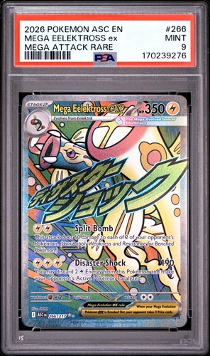 Mega Eelektross ex graded PSA 9 for sale on eBay