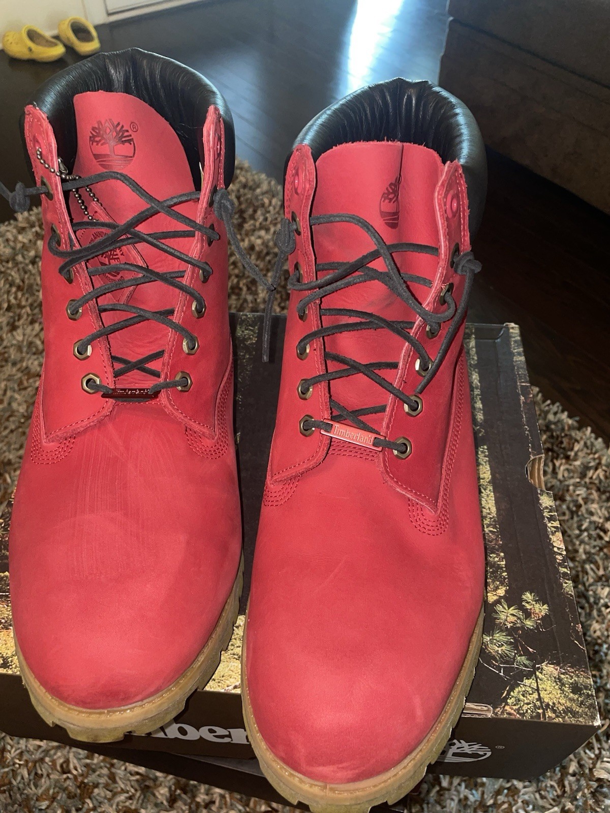 Timberland Red Timberland 40th Anniversary Size 15 Limited Edition | eBay