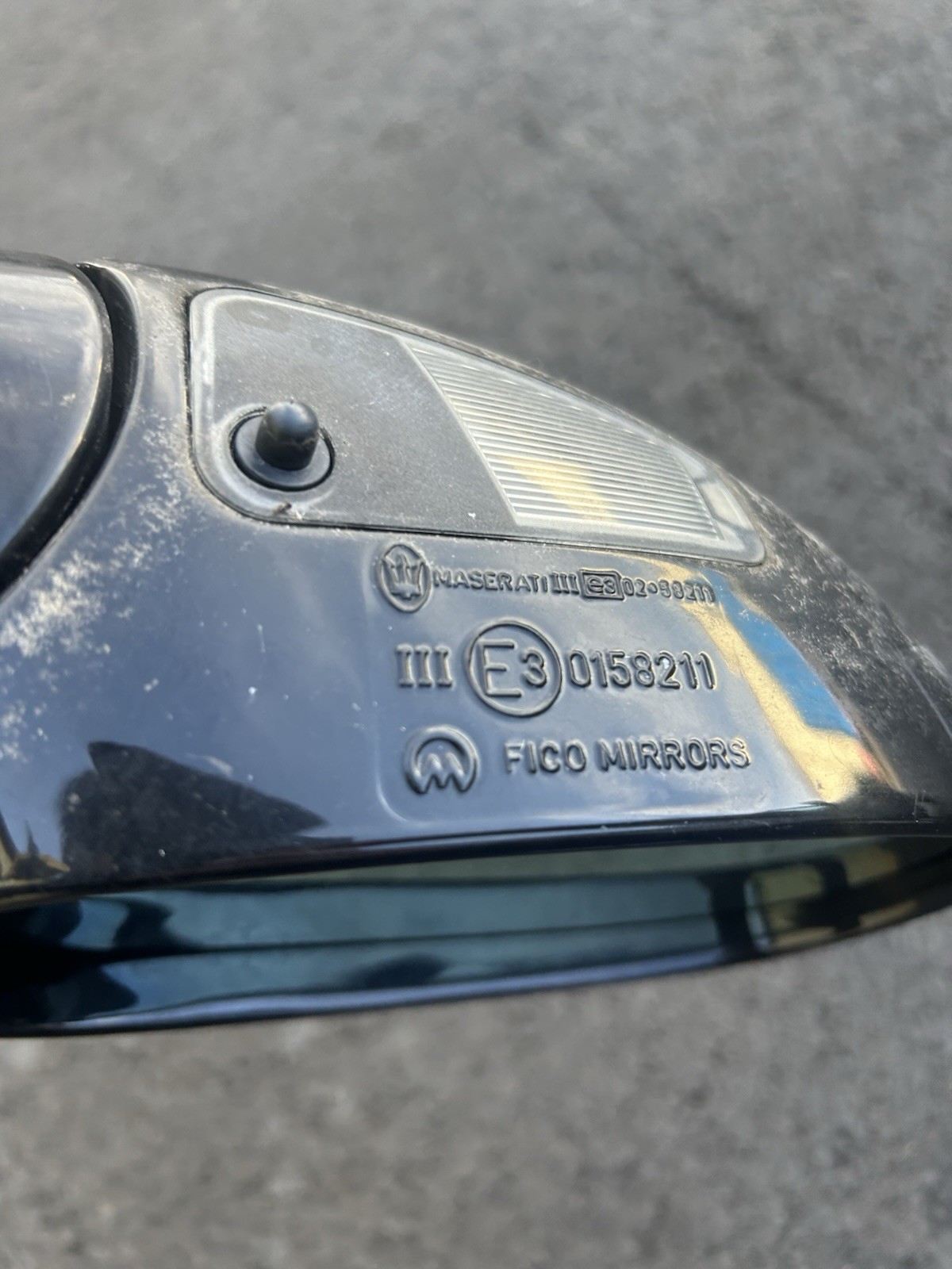 2005-08 Maserati Quattroporte M139 Drivers Side Outside Power Mirror