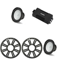 Kicker 48PXA6001 Weatherproof Powersport Mono Amp  2 10" 4 Ohm Free-Air Ma...