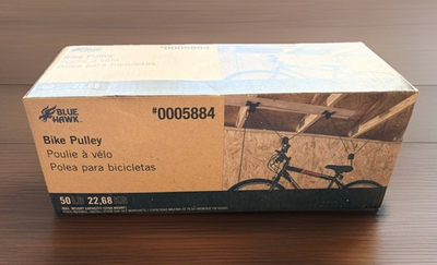 #ad Blue Hawk Bike Pulley 50 lb Model # 0005884 New In Box $14.40