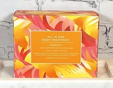 NIB SPONGELLE Pack of 3 Pedi-buffers w/Built-in Cleanser PEAR BERGAMOT ROSE