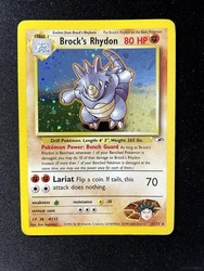 Brock's Rhydon 2/132 Gym Heroes Holo Rare