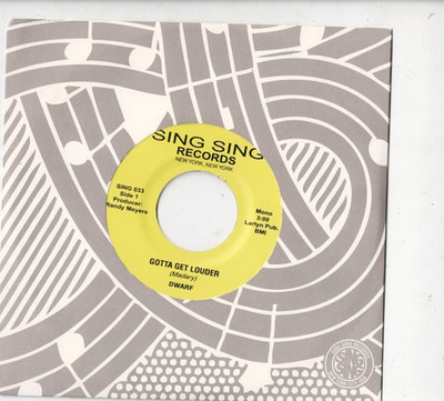 DWARF Gotta Get Louder USA 7'' VINYL RE 70s PROTO PUNK  POWERPOP