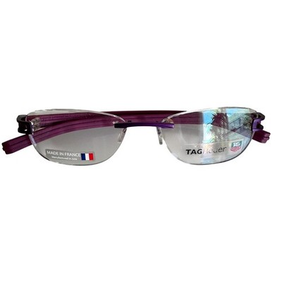Tag Heuer Rimless Eyeglasses Purple Avant-Garde Frames Made in France New