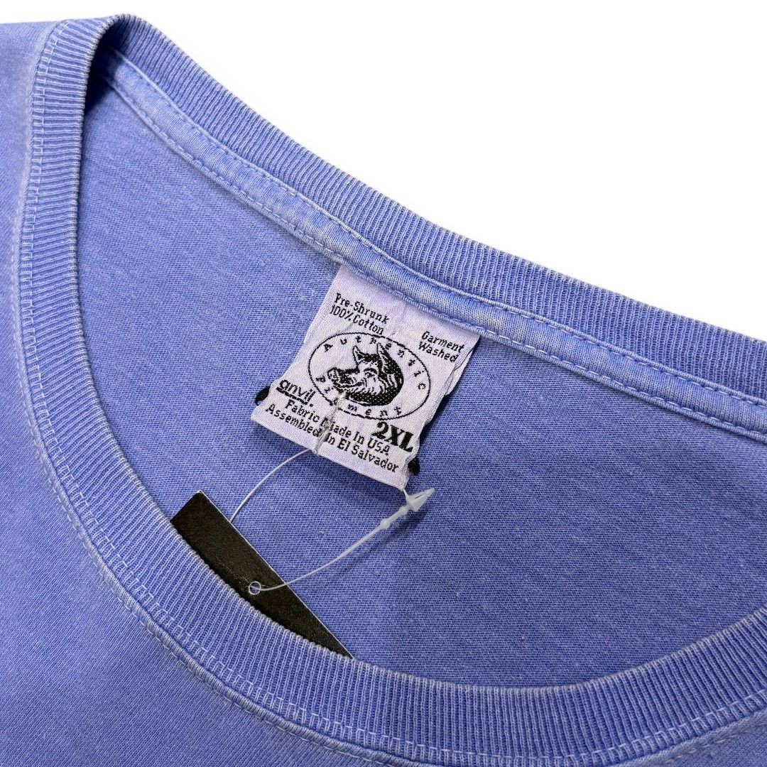 90's 00's anvil size 2XL oversize sun fade street fashion Y2K old stussy skater thumbnail 3