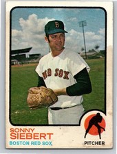 1973 Topps #14 Sonny Siebert Boston Red Sox Free Shipping!