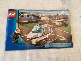 LEGO CITY POLICE HELICOPTER, SET 7741!!