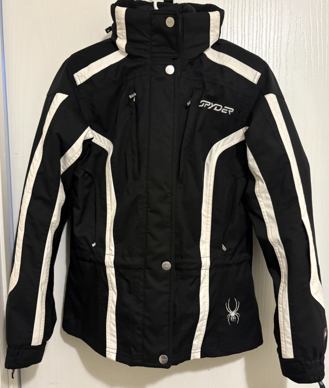 Women’s Spyder 3 in 1 Ski Snowboard XT L 10,000 Jacket w/ removable hood Large