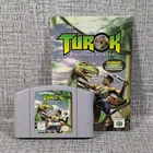 Turok Dinosaur Hunter (Nintendo 64, 1997) Authentic Game & Manual Tested Working