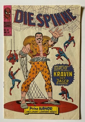 DIE SPINNE Spider-Man #48 VG (1975 Marvel) German Language