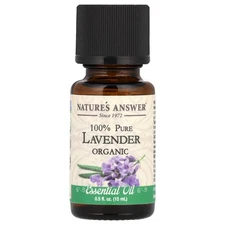 100% Pure Organic Essential Oil, Lavender, 0.5 fl oz (15 ml)