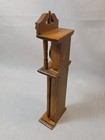 Vintage Dollhouse Grandfather Clock 1:12 Scale Wooden Door Opens  — photo 5