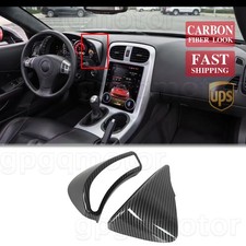 For Corvette C6 2005-2013 Abs Carbon Fiber Interior Dash Button Frame Trim Cover
