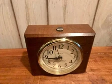 Vintage Seth Thomas by Talley Edgewood Alarm Clock  Mid Century Modern Beauty !!