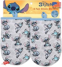 Best Brands Disney Stitch Mini Oven Mitts 5.5x7.5 Heat Resistant 2 Pack
