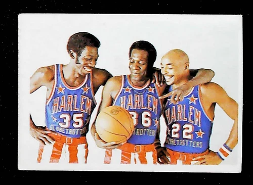1972 Fleer Harlem Globetrotters Geese Ausbie Meadowlark Lemon Curly Neal and #66