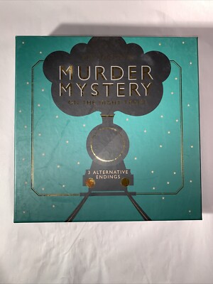 GET TOGETHER * MURDER MYSTERY ON THE NIGHT TRAIN * BOARD GAME - BRAND NEW SEALED