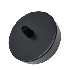 Single Point Metal Ceiling Rose 100mm Perfect Fabric Flex Cable Pendant Light