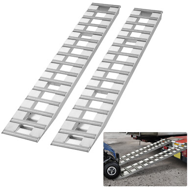 VEVOR 94'' x 15'' Aluminum Ramps 6000 LBS Capacity Loading Ramps 2PCS