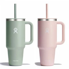 NEW! Hydro Flask SET OF 2 All Around TRAVEL TUMBLERS — 40oz Insulated To-Go Mugs
