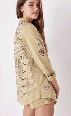 NWT Spell & the Gypsy Collective Designs Wanderer Jacket Panther  