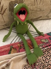 1976 Vintage 20" Fisher-Price Kermit the Frog Plush Stuffed Toy 850 Jim Henson