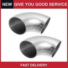 Universal Od 2 Inch 90 Degree Mandrel Bend Elbow Bend Exhaust Tube Pack Of 2