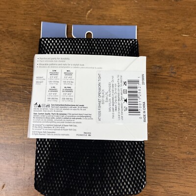 No Nonsense Fishnet Openwork Tights Black Size L/XL Style 23156