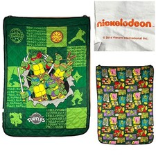 Teenage Mutant Ninja Turtles Quilt Throw 58" X 42" Blanket Reversible 2014 Rare