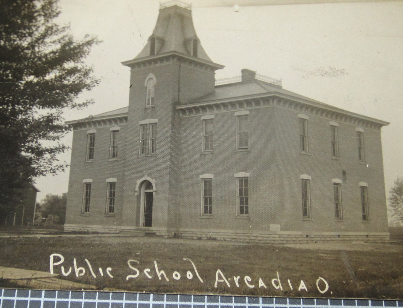 Public School ARCADIA OHIO OH Early Education Building 1907 RPPC