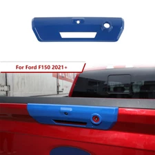 Blue Rear Tailgate Door Handle Cover Decors Shell For Ford F150 2021+ Exterior