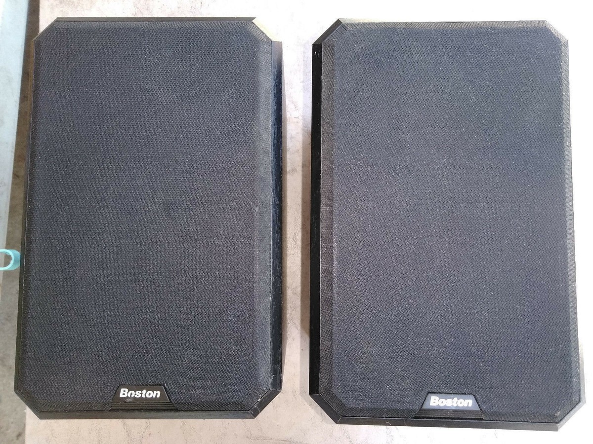 Boston HD5 スピーカー 8cm ブラック PAIR BOSTON ACOUSTICS HD5 BOOKSHELF SPEAKERS (FROM STORAGE