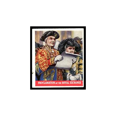 The Proclamation 1937 Godfrey Phillips Coronation Their Majesties #1 EX
