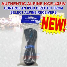 AUTHENTIC ALPINE KCE-433iV CABLE - IPOD USE D...